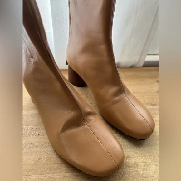 New Mansur Gavriel Glove Bootie in Caramel Women display picture 3